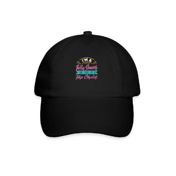 I Hang Only In Hip Circles For Belly Dancer - Baseball Cap - black/black - Front