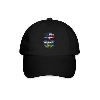 Racines suédoises cultivées aux États-Unis Suède - Casquette classique - noir/noir - Devant