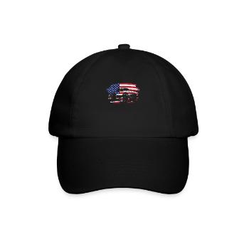 Monster Truck Patriotic Flag Truck Amateur - Casquette classique - noir/noir - Devant