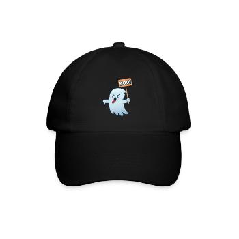Little Ghost Witching Hour Halloween Ghost - Baseball Cap - black/black - Front
