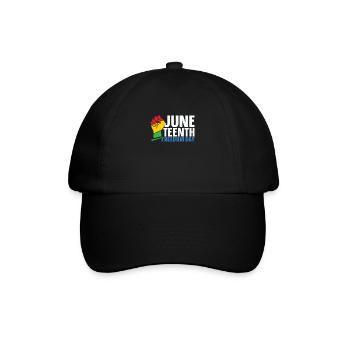 Freedom Day Black History African Americans - Baseball Cap - black/black - Front
