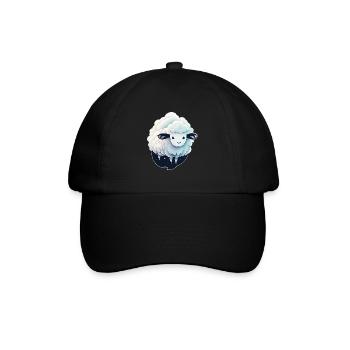 Sheep - Baseball Cap - black/black - Front