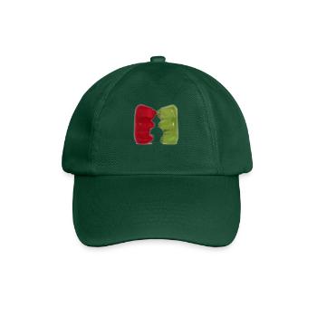 Gummibärchen Kuss - Baseballkappe - Flaschengrün - Vorne