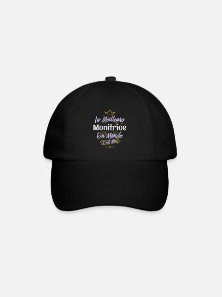 La meilleure monitrice du monde - Casquette classique - noir/noir