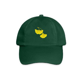 Feuilles de ginko - Casquette classique - vert bouteille - Devant