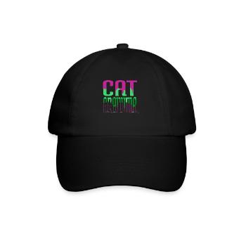 Déclaration J’aime les chats Drôle Dictons drôles Bday - Casquette classique - noir/noir - Devant