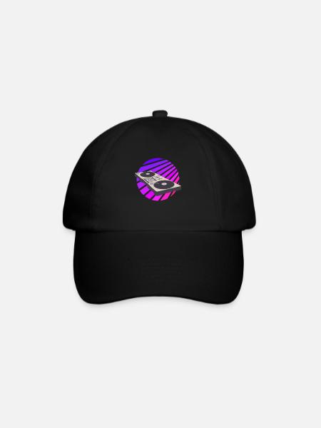 DJ Mischpult SunSet Mixer - Baseballkappe - Schwarz/Schwarz