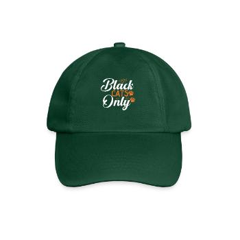 Black Cats Only - Baseball Cap - bottle green - Front