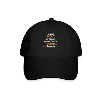 Super scout - Casquette classique - noir/noir - Devant