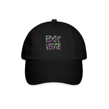 present idea bday gift idea geek - Baseballkappe - Schwarz/Schwarz - Vorne