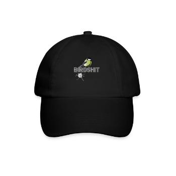 #Birdshit Großartig - Baseballkappe - Schwarz/Schwarz - Vorne