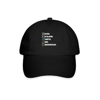 Schullehrerin Lehrerin - Baseballkappe - Schwarz/Schwarz - Vorne