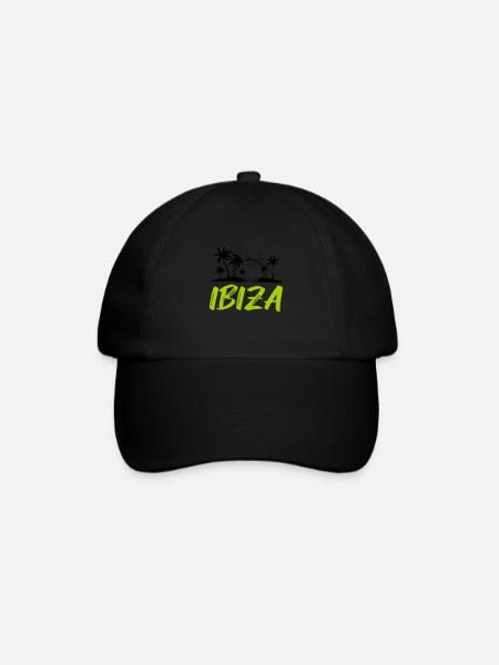 Ibiza - Baseball Cap - black/black