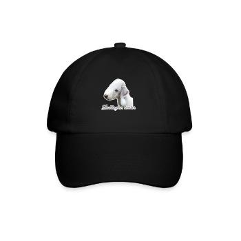 Bedlington terrier - Baseball Cap - black/black - Front