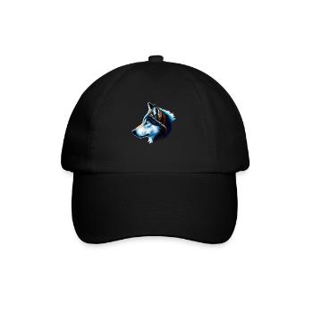 Wolf - Baseball Cap - black/black - Front
