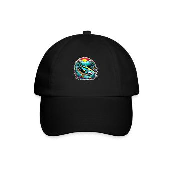 Hai - Baseballkappe - Schwarz/Schwarz - Vorne