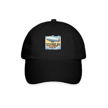 Zeppelin Airship - Baseball Cap - black/black - Front