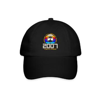 2007 - Baseballkappe - Schwarz/Schwarz - Vorne