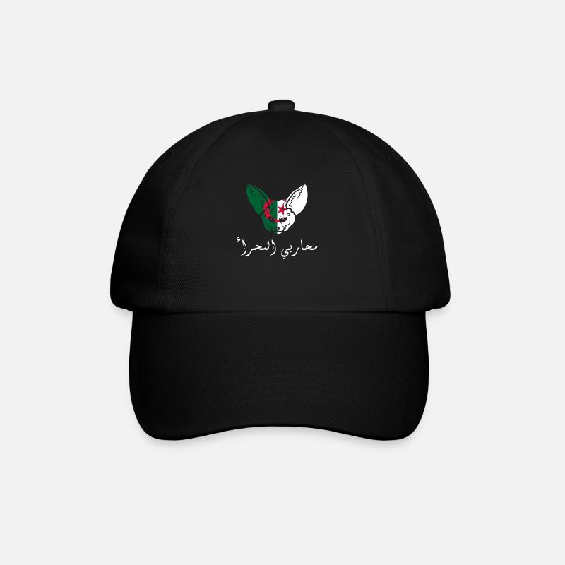 Krieger der Sahara - Geschenkidee Algerien - Baseballkappe - Schwarz/Schwarz