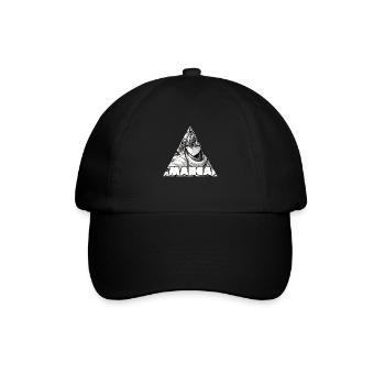 Manga - Baseballkappe - Schwarz/Schwarz - Vorne