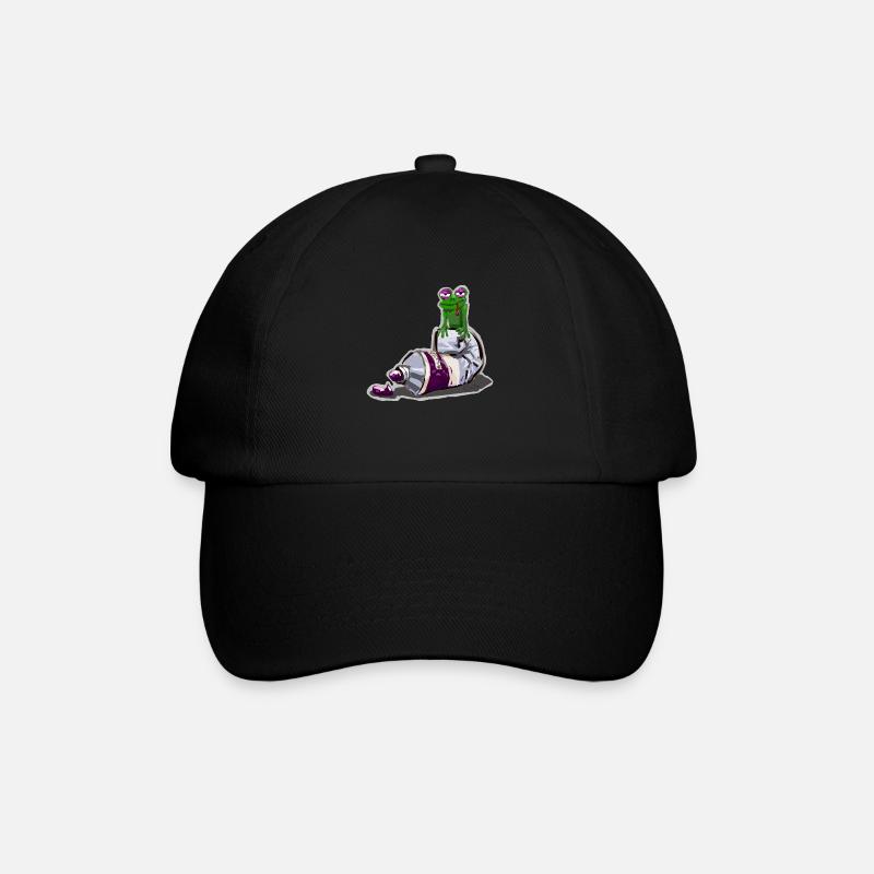 Grenouille à huile - Casquette classique - noir/noir