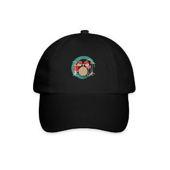 I love my drums - Baseball Cap - black/black - Front