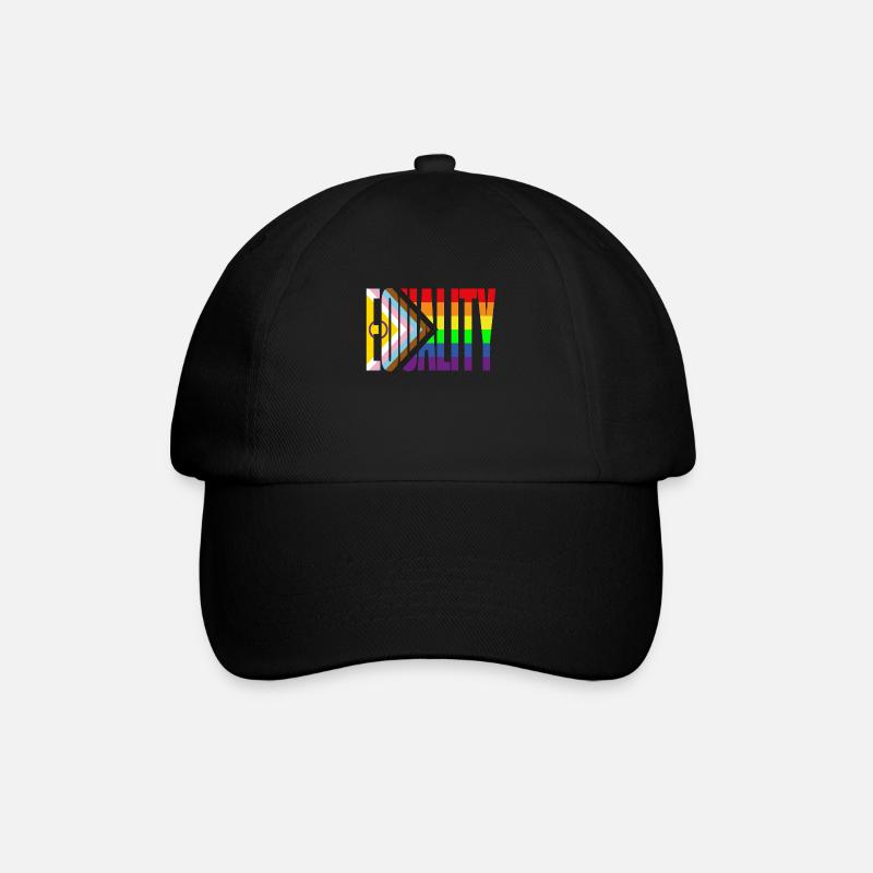 Equality - Baseballkappe - Schwarz/Schwarz