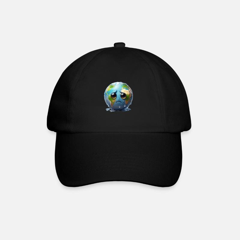 Terre triste et pleureuse - Casquette classique - noir/noir