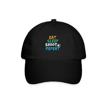 Photographer Photos Photo Cameraman Paparazzo - Baseball Cap - black/black - Front