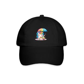 Unicorn for children A world full of fantasy - Baseball Cap - black/black - Front