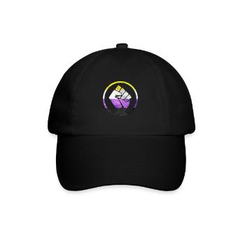 Fist Flag out Non binaire - Casquette classique - noir/noir - Devant