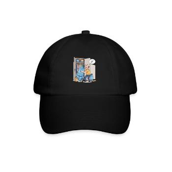 Nur ein weiterer Tropfen... - Baseballkappe - Schwarz/Schwarz - Vorne