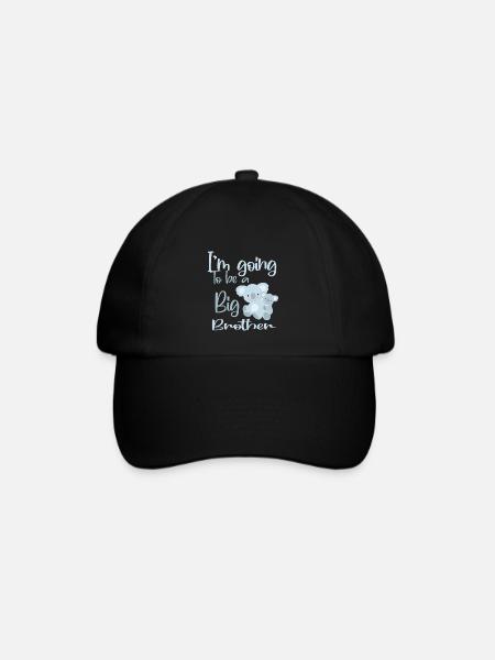 I m Going to Be A Big Brother - Baseball Cap - black/black