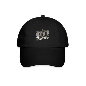 Activity Director Appreciation - Baseballkappe - Schwarz/Schwarz - Vorne