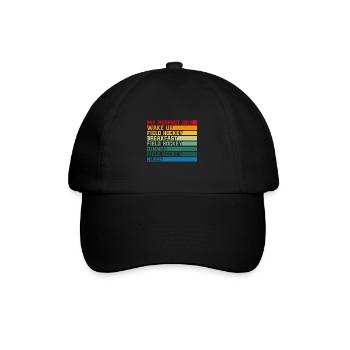 Field Hockey Players Team Sports Halls Feldhoc - Baseball Cap - black/black - Front