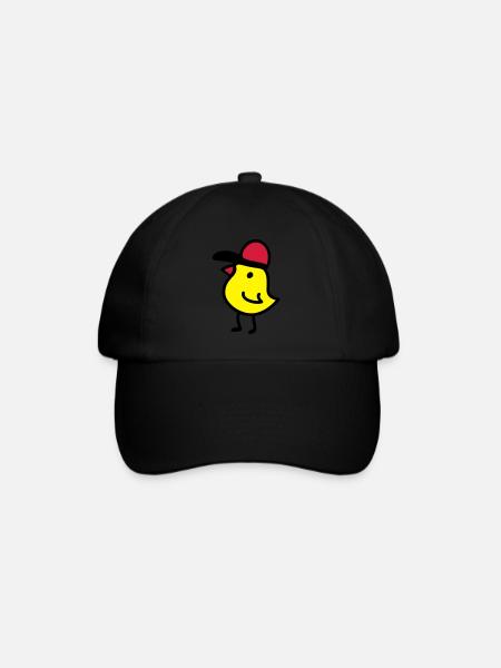 Küken Cappy 3 - Baseballkappe - Schwarz/Schwarz