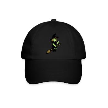 Chibi sorcière - Casquette classique - noir/noir - Devant