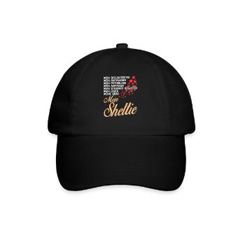Sheltie - Mein - Baseballkappe - Schwarz/Schwarz - Vorne