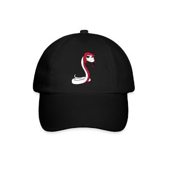 snake female woman girl girl sexy - Baseball Cap - black/black - Front
