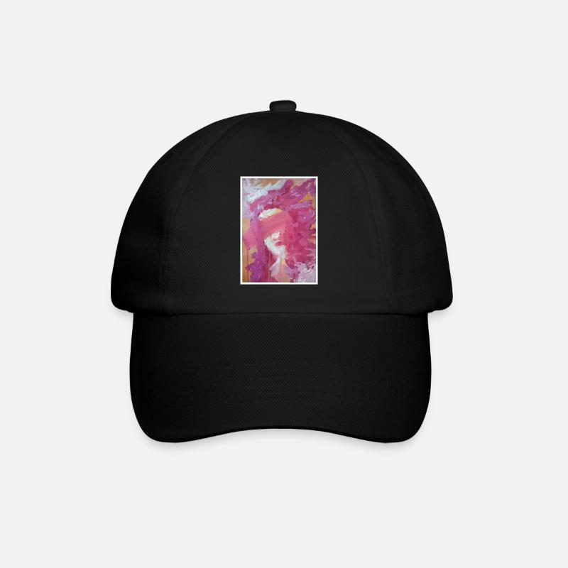 Original Art Print "Suffering" - Baseball Cap - black/black