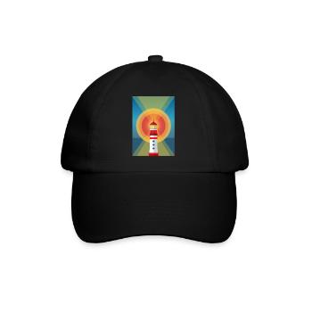 Luminous Lighthouse - Baseball Cap - black/black - Front