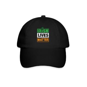La vie irlandaise compte - Casquette classique - noir/noir - Devant