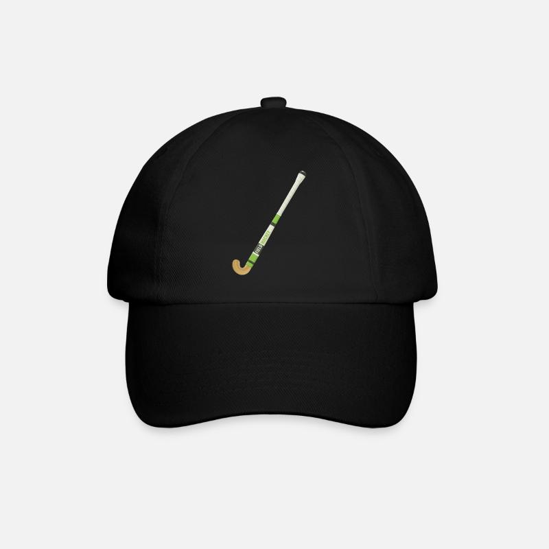 Hockeyschläger Feldhockey - Baseballkappe - Schwarz/Schwarz