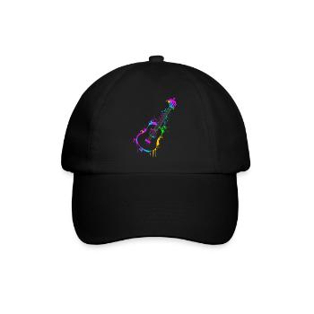 Guitare - Casquette classique - noir/noir - Devant