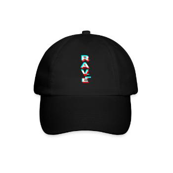 Cadeau Rave Raver House DJ Techno Music - Casquette classique - noir/noir - Devant