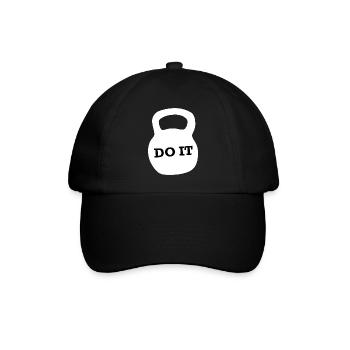 Gym Sport Kraftsport - Baseballkappe - Schwarz/Schwarz - Vorne