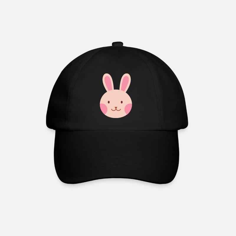 lapin mignon - Casquette classique - noir/noir