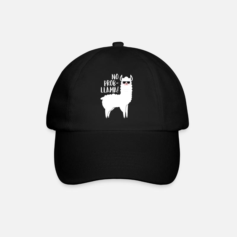 Pas de probllama - Casquette classique - noir/noir