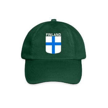 Drapeau Pays 3 - Casquette classique - vert bouteille - Devant