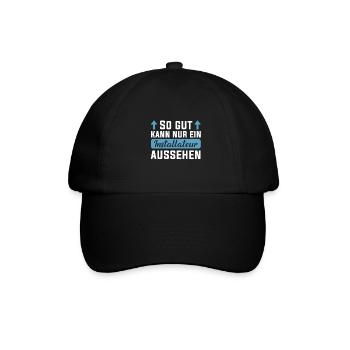 Installateur Klempner Heizungsinstallateur Sprüche - Baseballkappe - Schwarz/Schwarz - Vorne